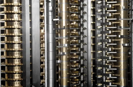 Difference Engine No.2, designed by Charles Babbage, built by Science Museum (difference engine)