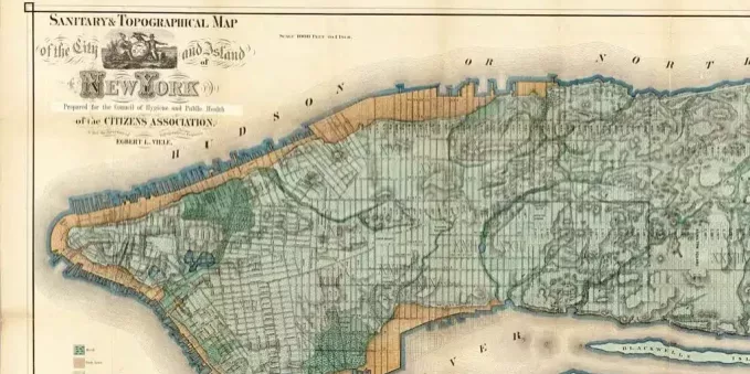 Viele_Map_1865-Topographical_New_York_City