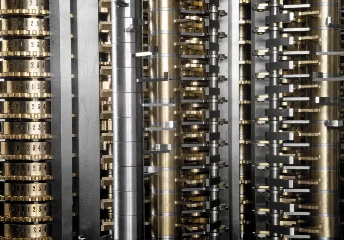 Difference Engine No.2, designed by Charles Babbage, built by Science Museum (difference engine)